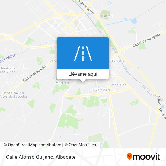 Mapa Calle Alonso Quijano