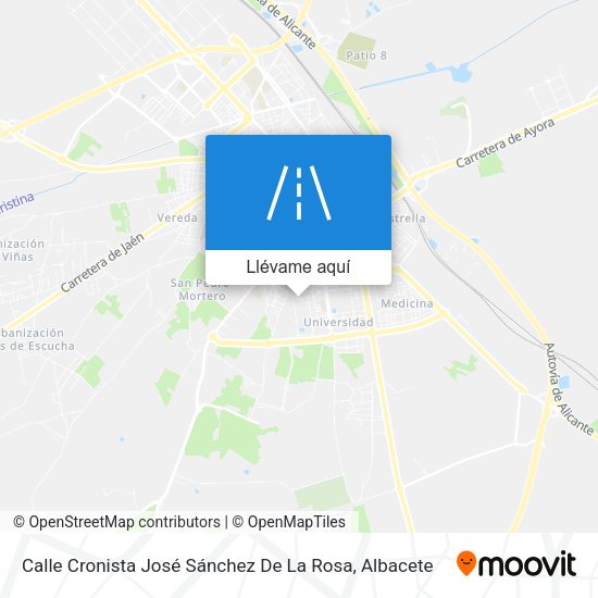 Mapa Calle Cronista José Sánchez De La Rosa