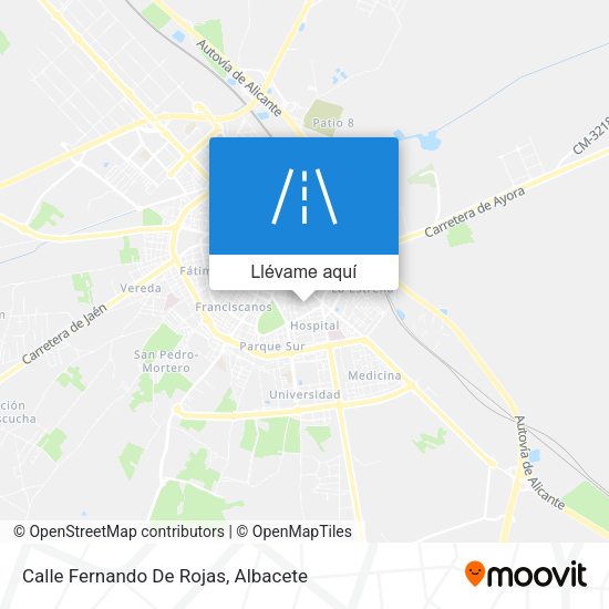 Mapa Calle Fernando De Rojas