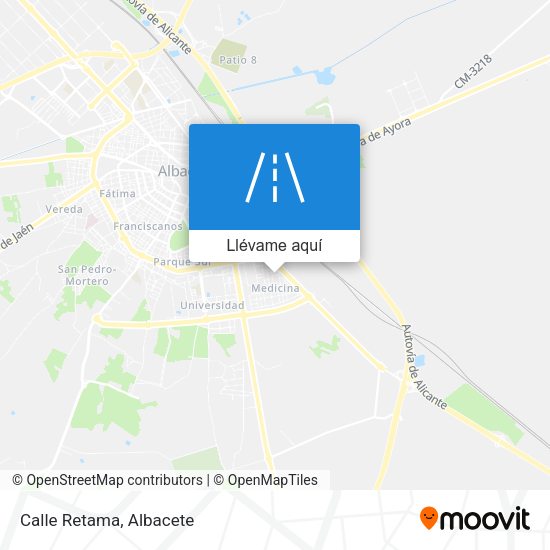 Mapa Calle Retama