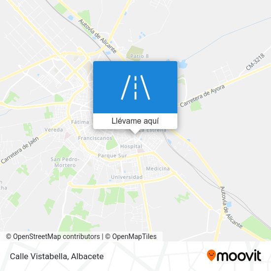 Mapa Calle Vistabella