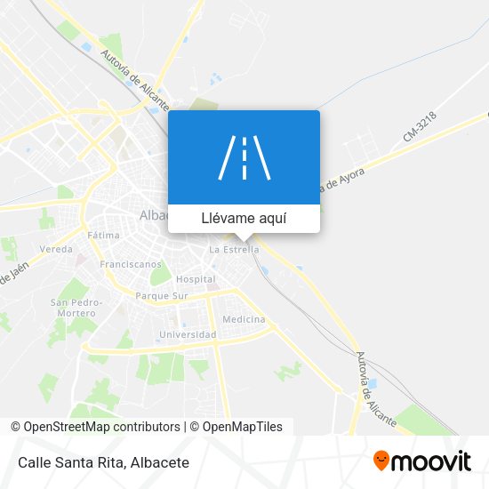 Mapa Calle Santa Rita