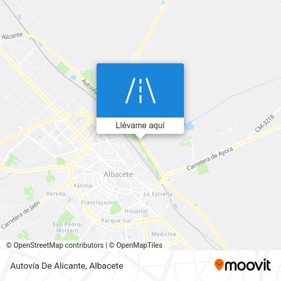 Mapa Autovía De Alicante