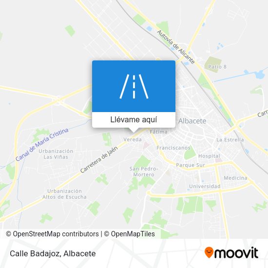 Mapa Calle Badajoz