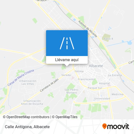 Mapa Calle Antígona