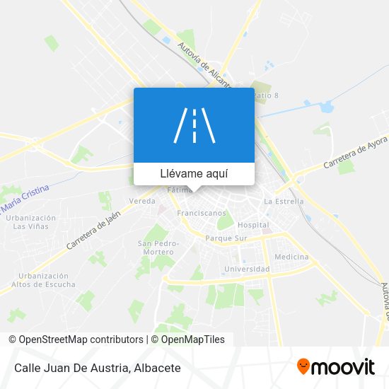 Mapa Calle Juan De Austria