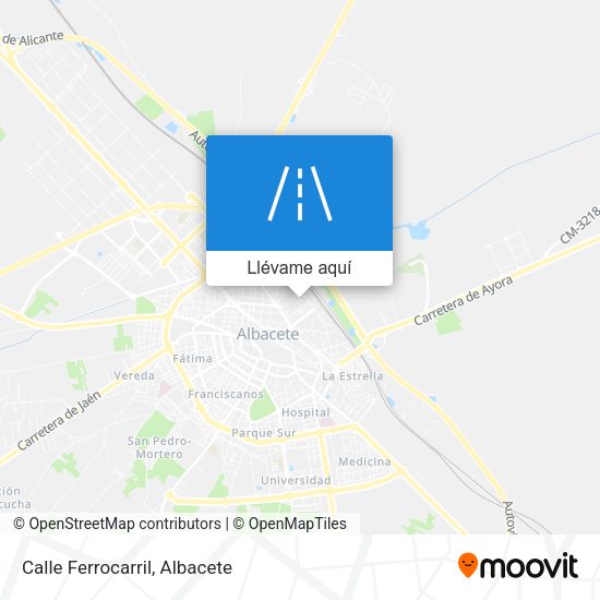 Mapa Calle Ferrocarril