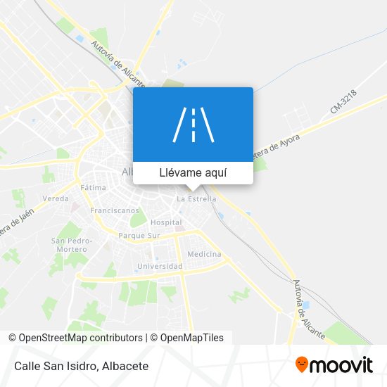 Mapa Calle San Isidro