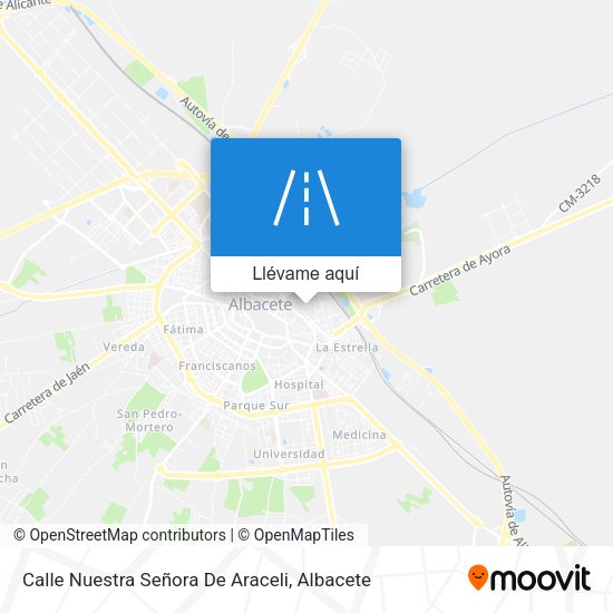 Mapa Calle Nuestra Señora De Araceli