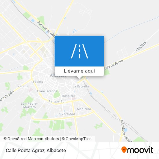 Mapa Calle Poeta Agraz