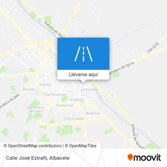 Mapa Calle José Estrañi