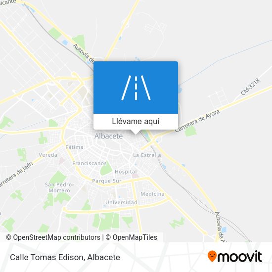 Mapa Calle Tomas Edison