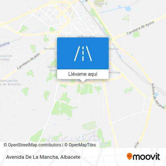 Mapa Avenida De La Mancha