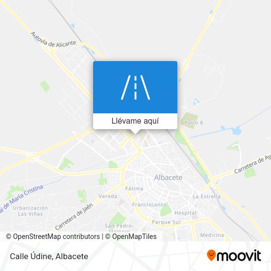 Mapa Calle Údine