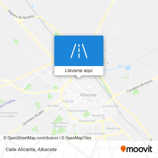 Mapa Calle Alicante