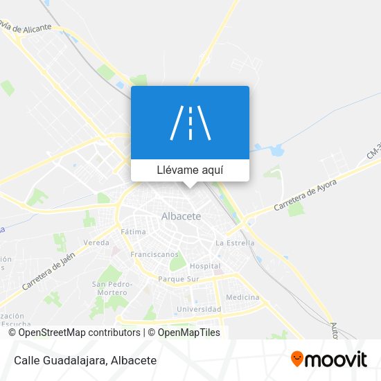Mapa Calle Guadalajara