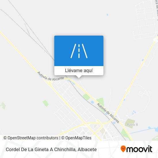 Mapa Cordel De La Gineta A Chinchilla
