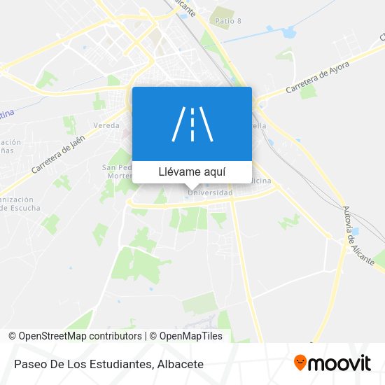 Mapa Paseo De Los Estudiantes