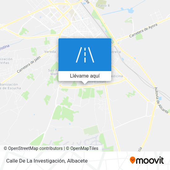 Mapa Calle De La Investigación