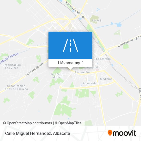 Mapa Calle Miguel Hernández