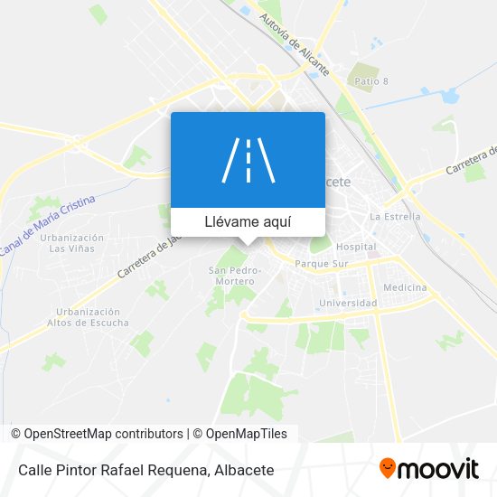 Mapa Calle Pintor Rafael Requena