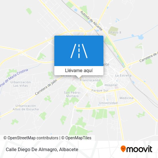 Mapa Calle Diego De Almagro