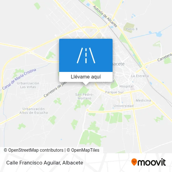 Mapa Calle Francisco Aguilar