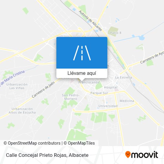 Mapa Calle Concejal Prieto Rojas