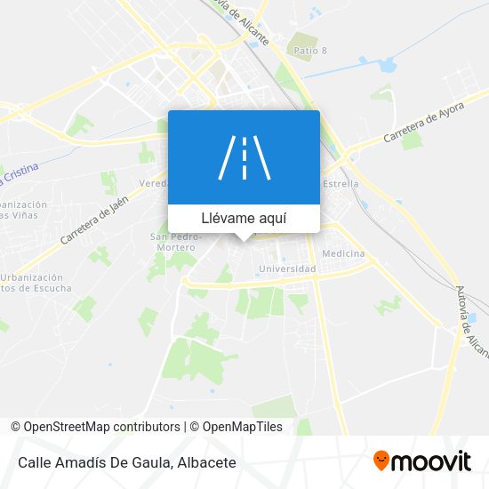 Mapa Calle Amadís De Gaula