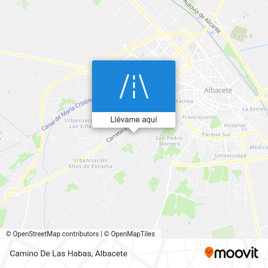 Mapa Camino De Las Habas