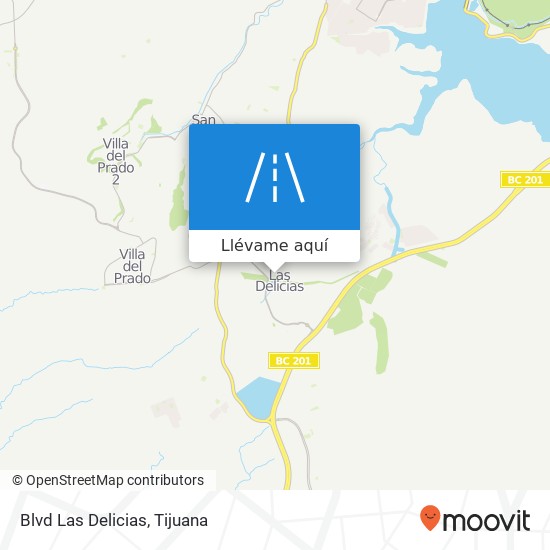 Mapa de Blvd Las Delicias