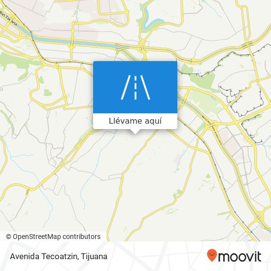 Mapa de Avenida Tecoatzin