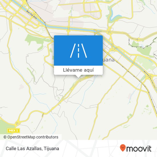 Mapa de Calle Las Azallas