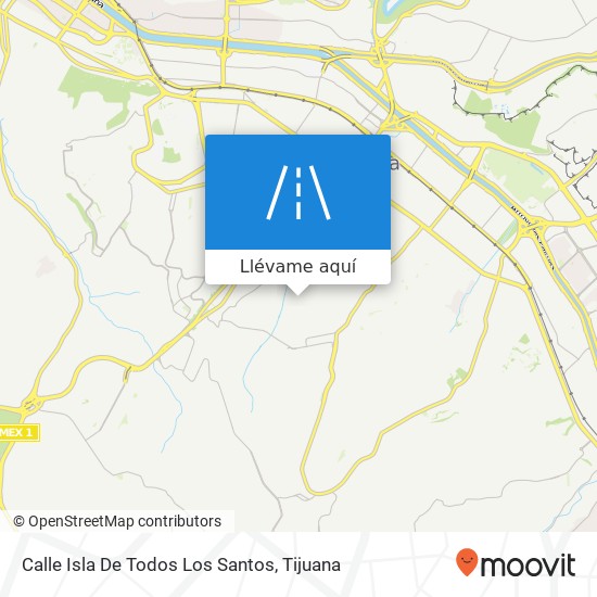 Mapa de Calle Isla De Todos Los Santos