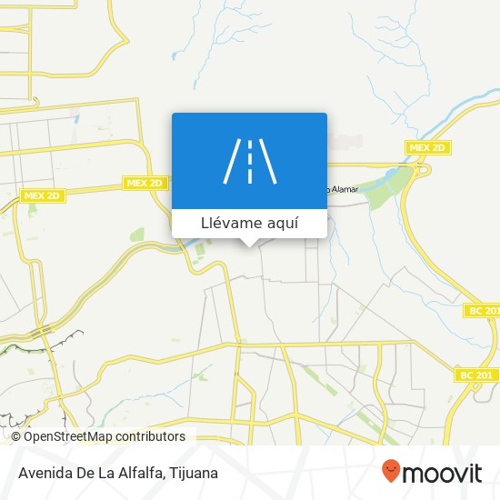 Mapa de Avenida De La Alfalfa