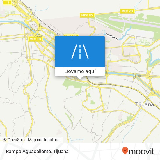 Mapa de Rampa Aguacaliente