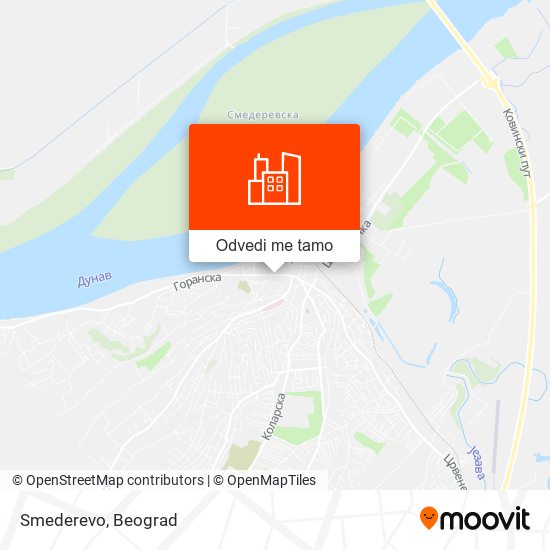 Smederevo mapa