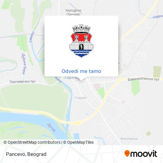 Pancevo mapa