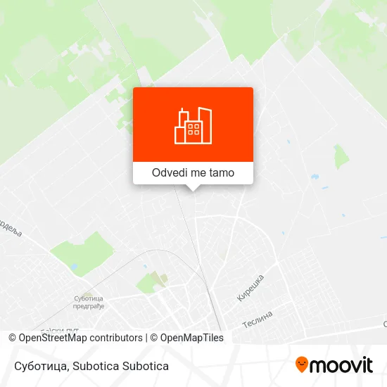 Суботица mapa