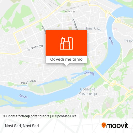 Novi Sad mapa