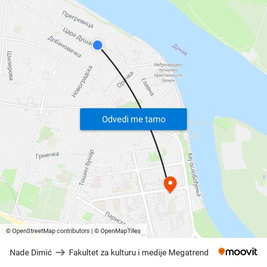 Nade Dimić to Fakultet za kulturu i medije Megatrend map