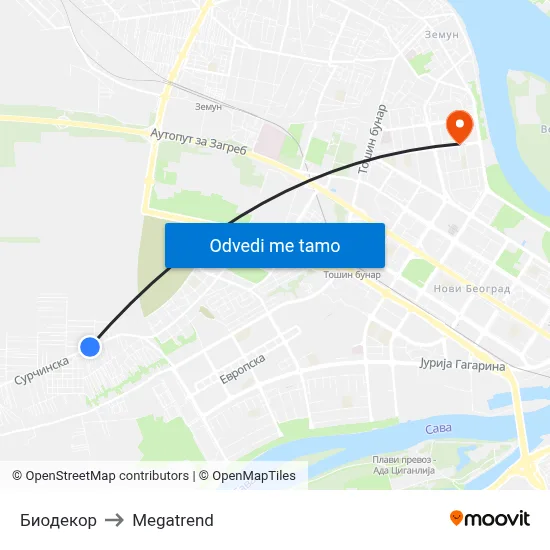 Биодекор to Megatrend map