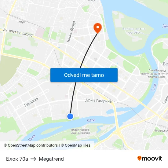 Блок 70а to Megatrend map