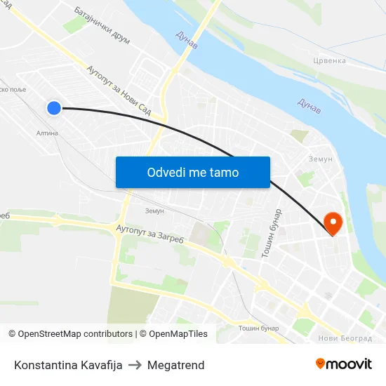 Konstantina Kavafija to Megatrend map