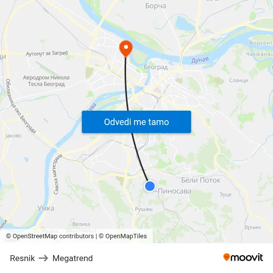 Resnik to Megatrend map