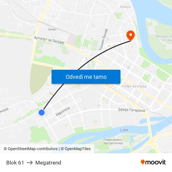Blok 61 to Megatrend map