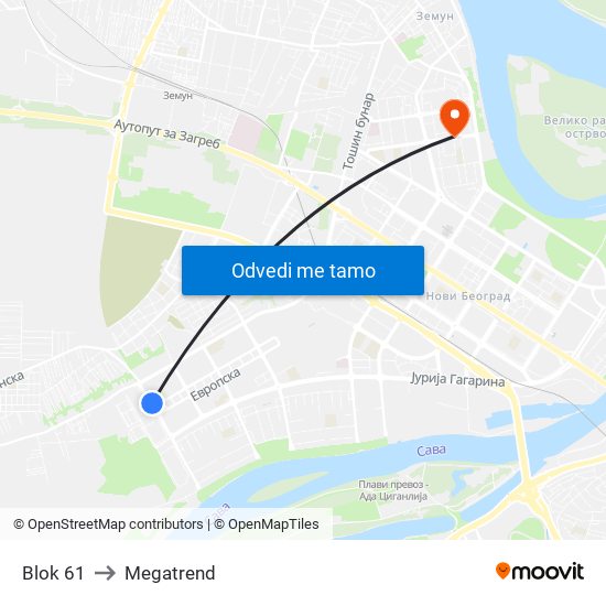 Blok 61 to Megatrend map