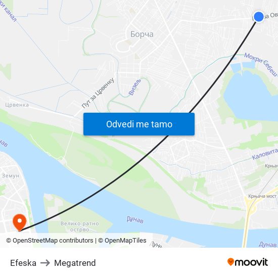 Efeska to Megatrend map