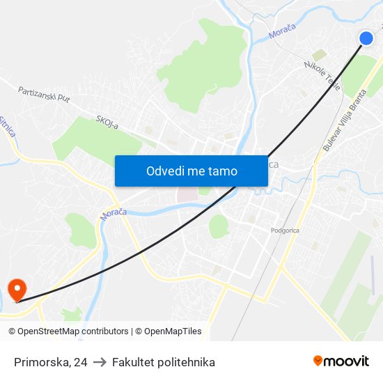 Primorska, 24 to Fakultet politehnika map