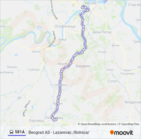 581A  Line Map